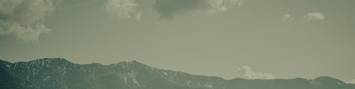 Mountain under cloud
